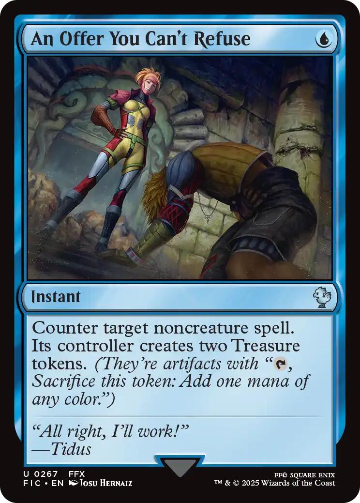 An Offer You Can't Refuse (Surge Foil) [FINAL FANTASY Commander] - Magic: The Gathering - Card Brawlers | Quebec | Canada |