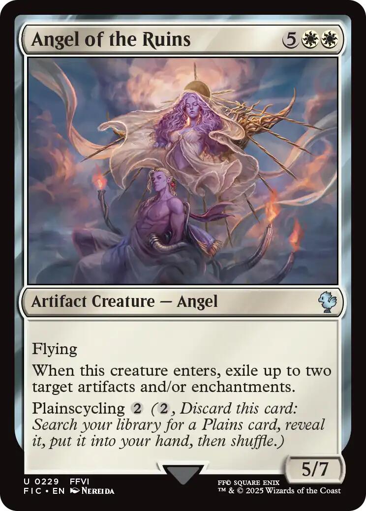 Angel of the Ruins (Surge Foil) [FINAL FANTASY Commander] - Magic: The Gathering - Card Brawlers | Quebec | Canada |