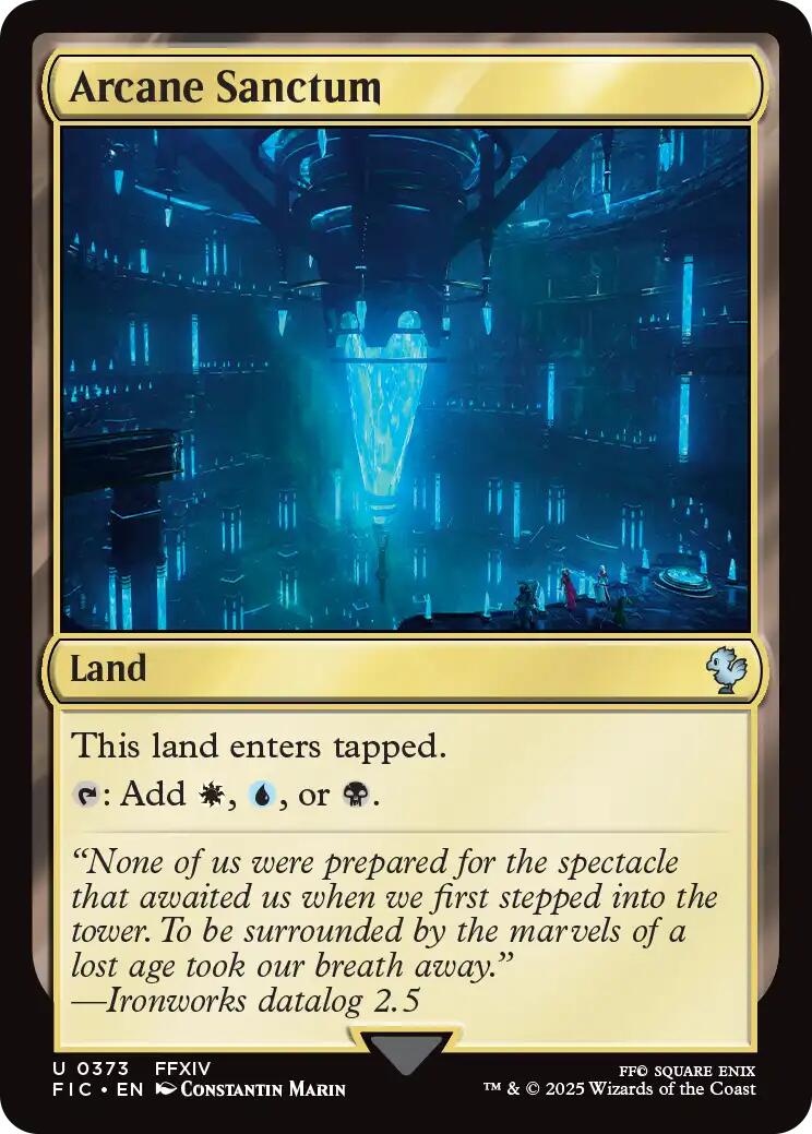 Arcane Sanctum (Surge Foil) [FINAL FANTASY Commander] - Magic: The Gathering - Card Brawlers | Quebec | Canada |
