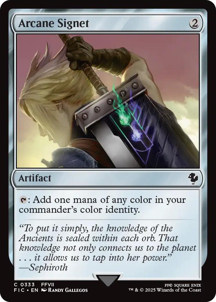 Arcane Signet (0333) (Surge Foil) [FINAL FANTASY Commander] - Magic: The Gathering - Card Brawlers | Quebec | Canada |