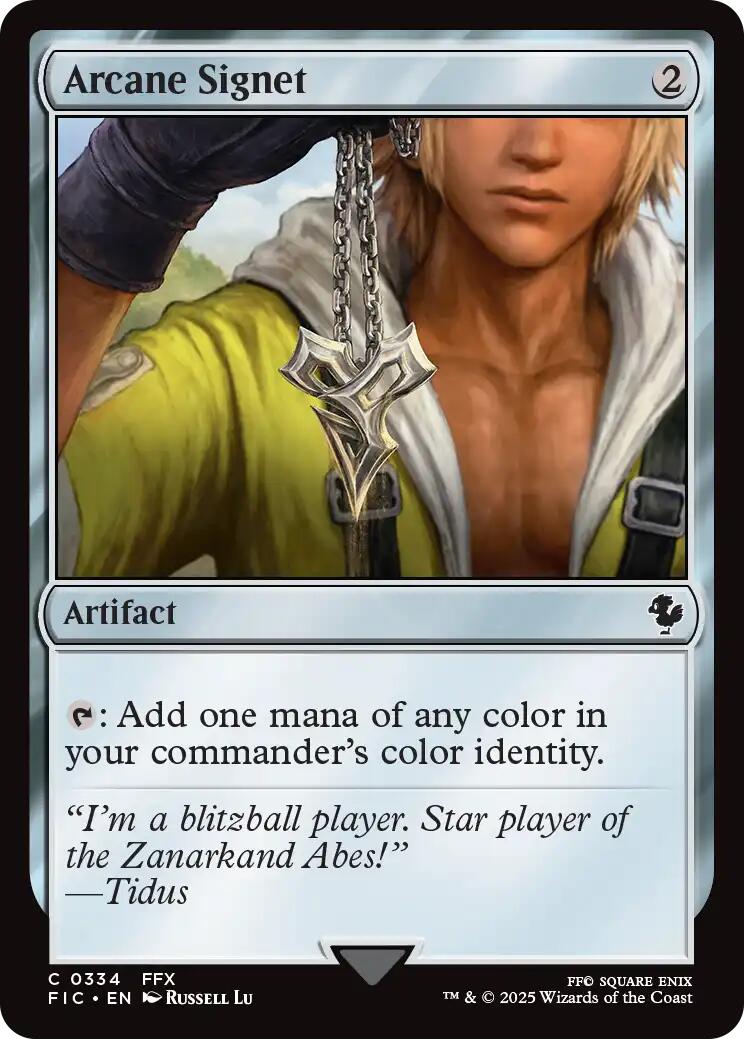 Arcane Signet (0334) (Surge Foil) [FINAL FANTASY Commander] - Magic: The Gathering - Card Brawlers | Quebec | Canada |
