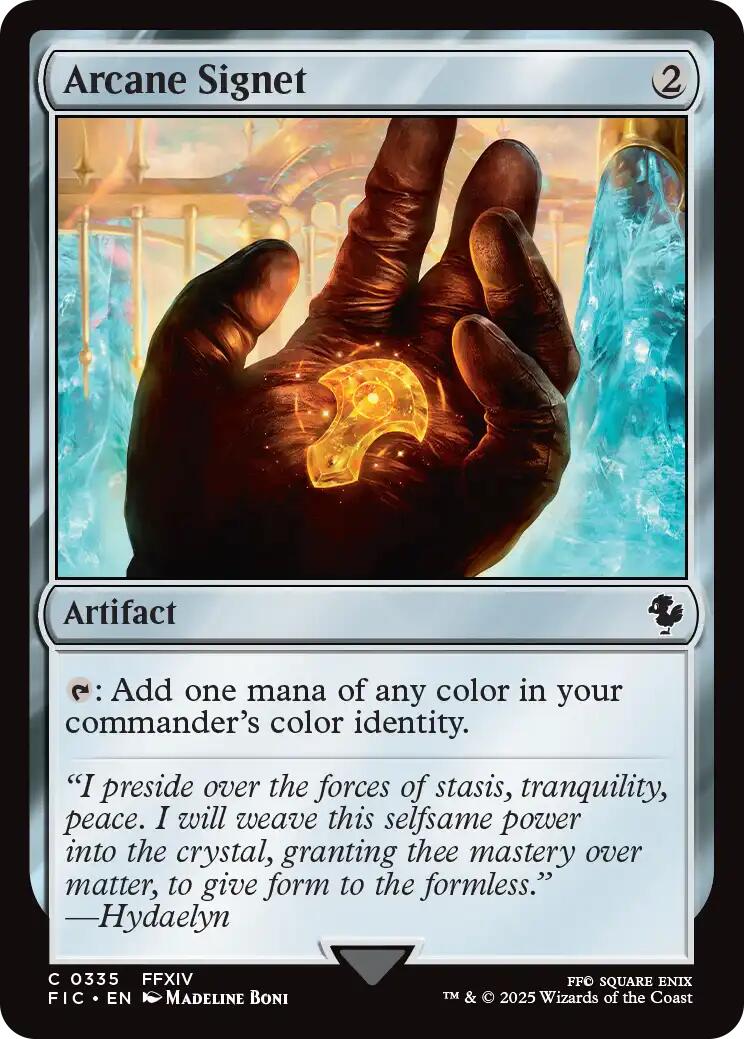 Arcane Signet (0335) (Surge Foil) [FINAL FANTASY Commander] - Magic: The Gathering - Card Brawlers | Quebec | Canada |
