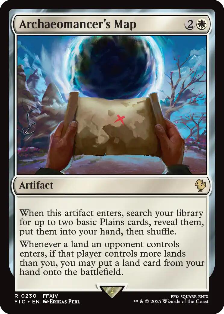 Archaeomancer's Map (Surge Foil) [FINAL FANTASY Commander] - Magic: The Gathering - Card Brawlers | Quebec | Canada |