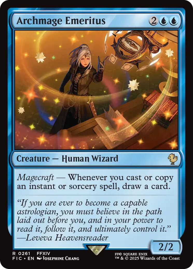 Archmage Emeritus (Surge Foil) [FINAL FANTASY Commander] - Magic: The Gathering - Card Brawlers | Quebec | Canada |
