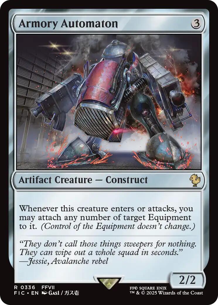 Armory Automaton (Surge Foil) [FINAL FANTASY Commander] - Magic: The Gathering - Card Brawlers | Quebec | Canada |