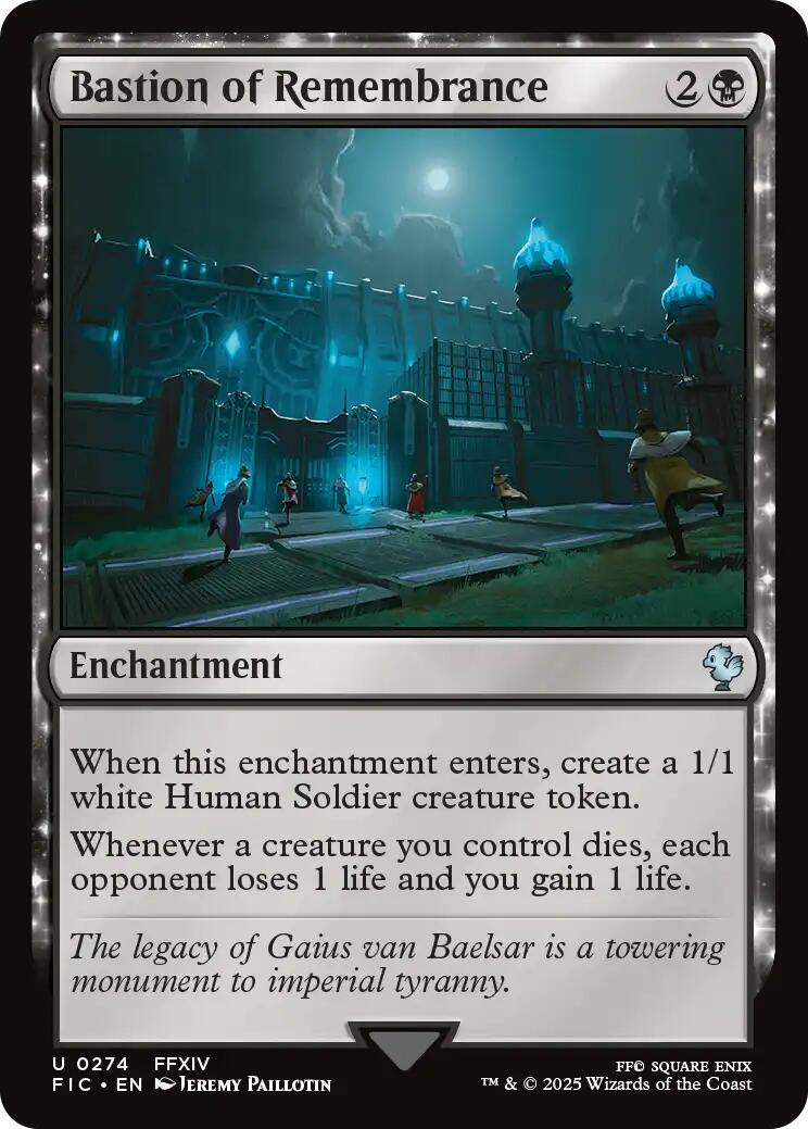 Bastion of Remembrance (Surge Foil) [FINAL FANTASY Commander] - Magic: The Gathering - Card Brawlers | Quebec | Canada |