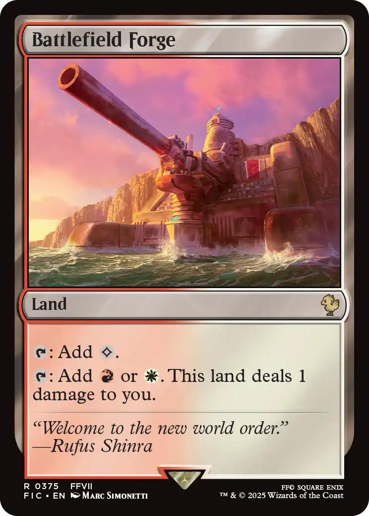 Battlefield Forge (Surge Foil) [FINAL FANTASY Commander] - Magic: The Gathering - Card Brawlers | Quebec | Canada |