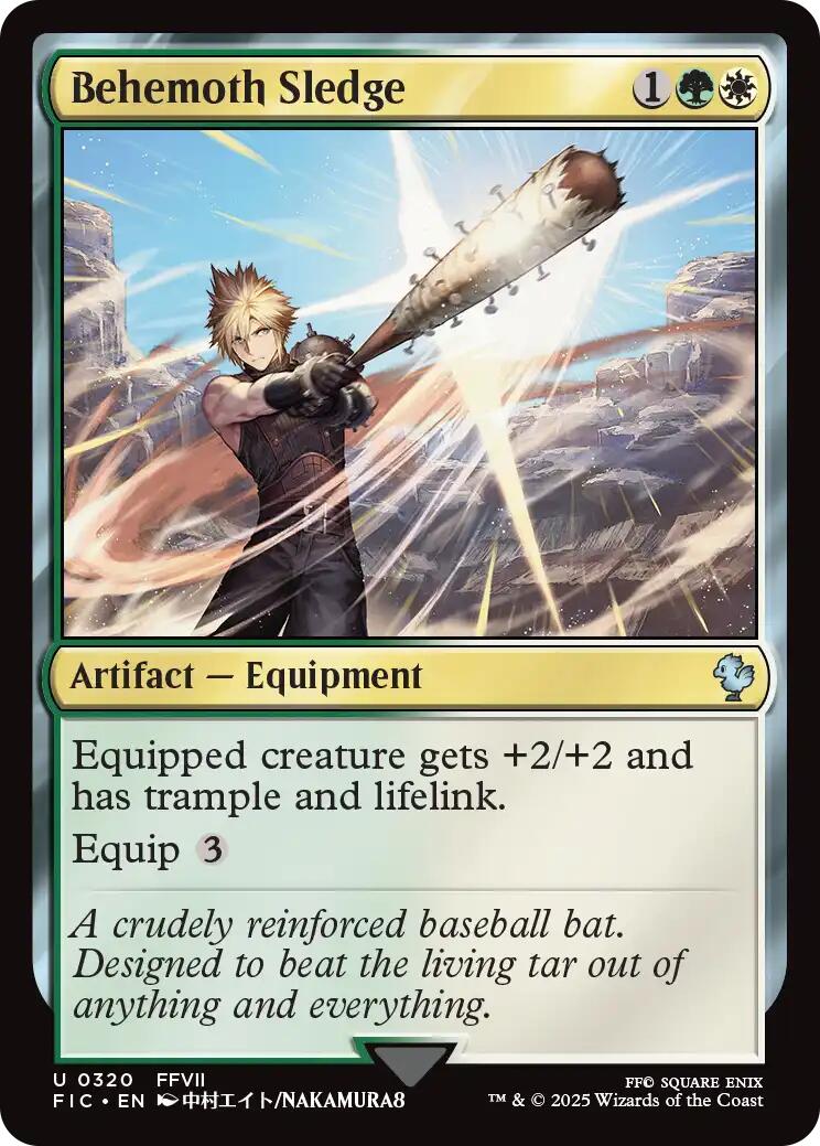 Behemoth Sledge (Surge Foil) [FINAL FANTASY Commander] - Magic: The Gathering - Card Brawlers | Quebec | Canada |