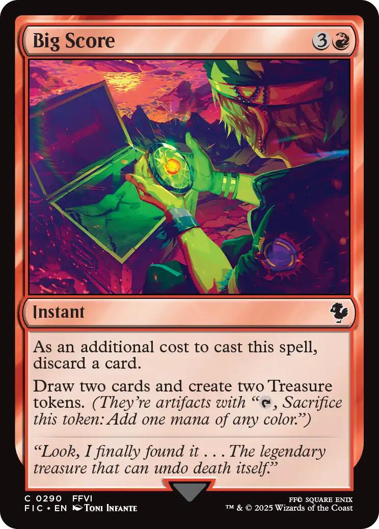 Big Score (Surge Foil) [FINAL FANTASY Commander] - Magic: The Gathering - Card Brawlers | Quebec | Canada |