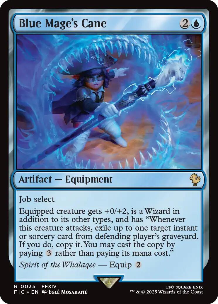 Blue Mage's Cane (Surge Foil) [FINAL FANTASY Commander] - Magic: The Gathering - Card Brawlers | Quebec | Canada |