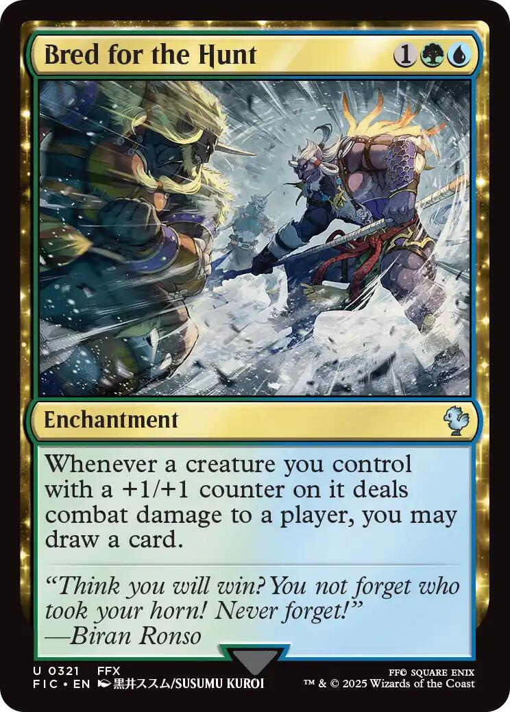 Bred for the Hunt (Surge Foil) [FINAL FANTASY Commander] - Magic: The Gathering - Card Brawlers | Quebec | Canada |