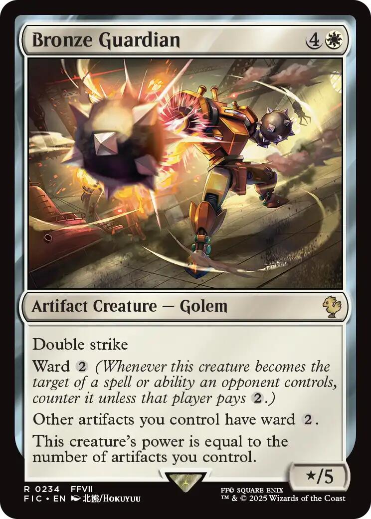 Bronze Guardian (Surge Foil) [FINAL FANTASY Commander] - Magic: The Gathering - Card Brawlers | Quebec | Canada |