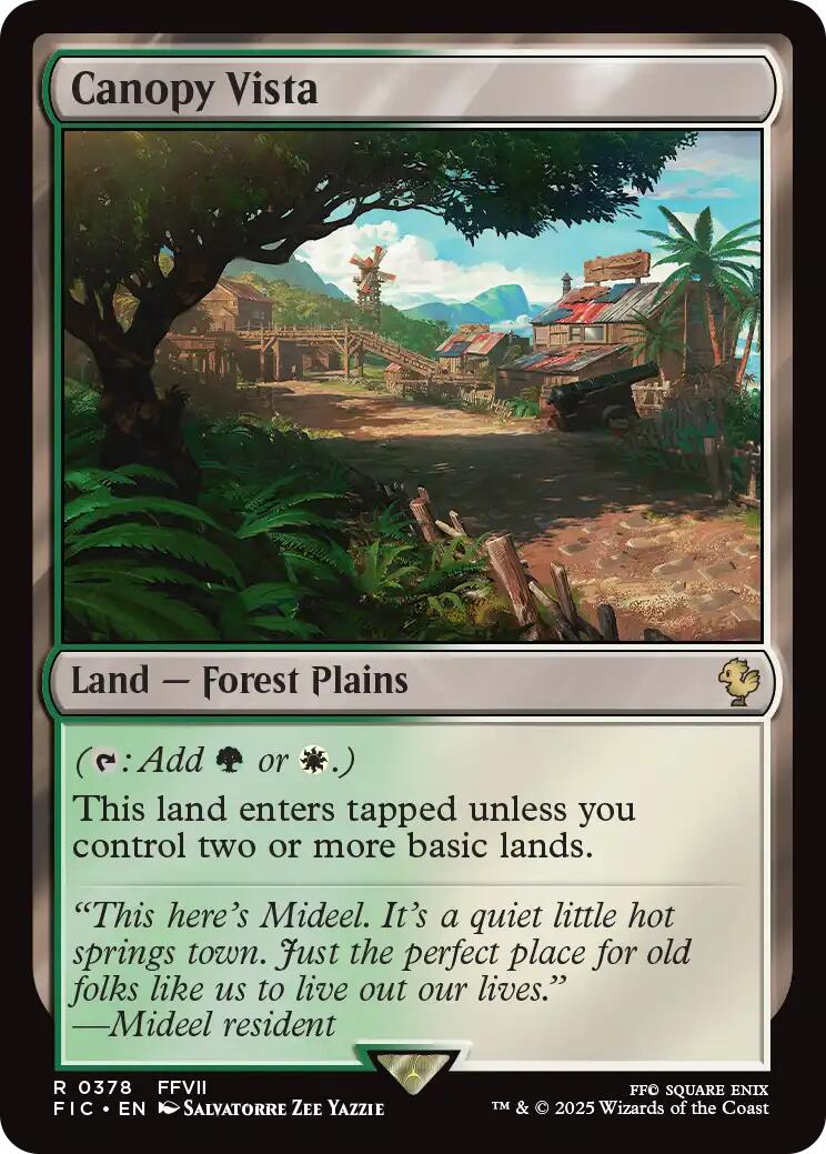 Canopy Vista (Surge Foil) [FINAL FANTASY Commander] - Magic: The Gathering - Card Brawlers | Quebec | Canada |