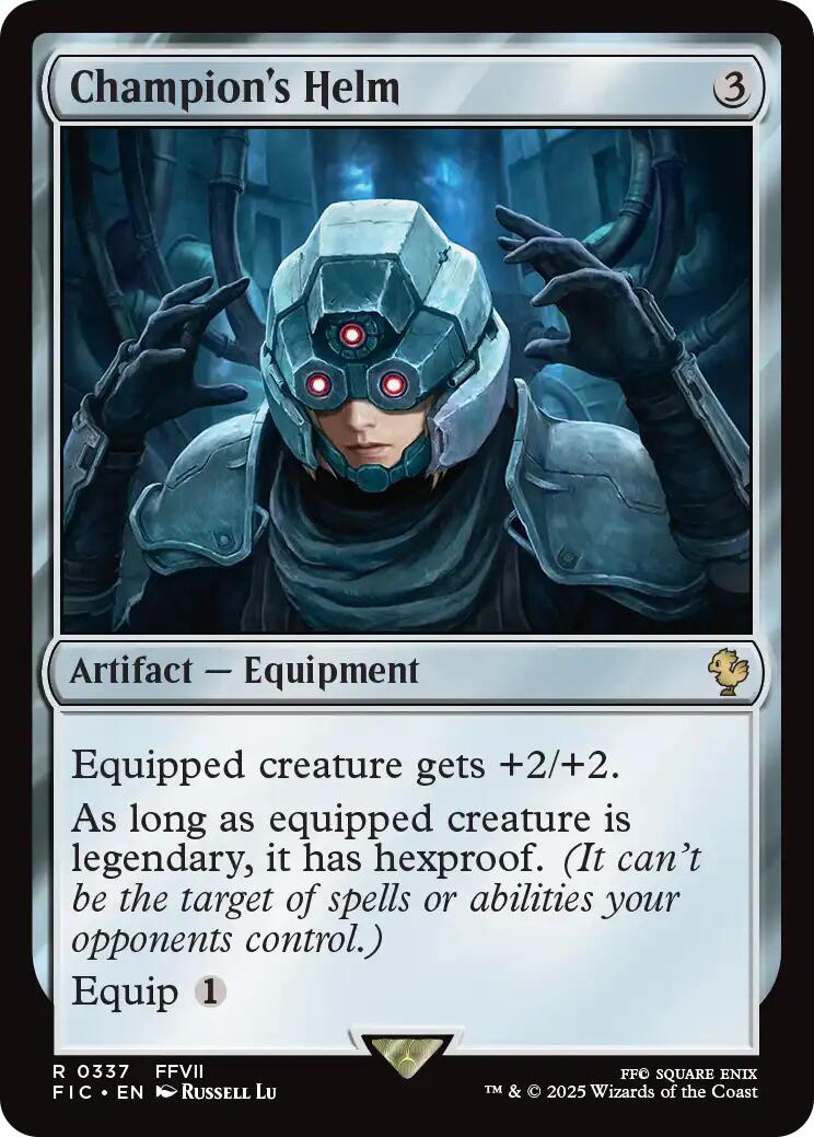 Champion's Helm (Surge Foil) [FINAL FANTASY Commander] - Magic: The Gathering - Card Brawlers | Quebec | Canada |