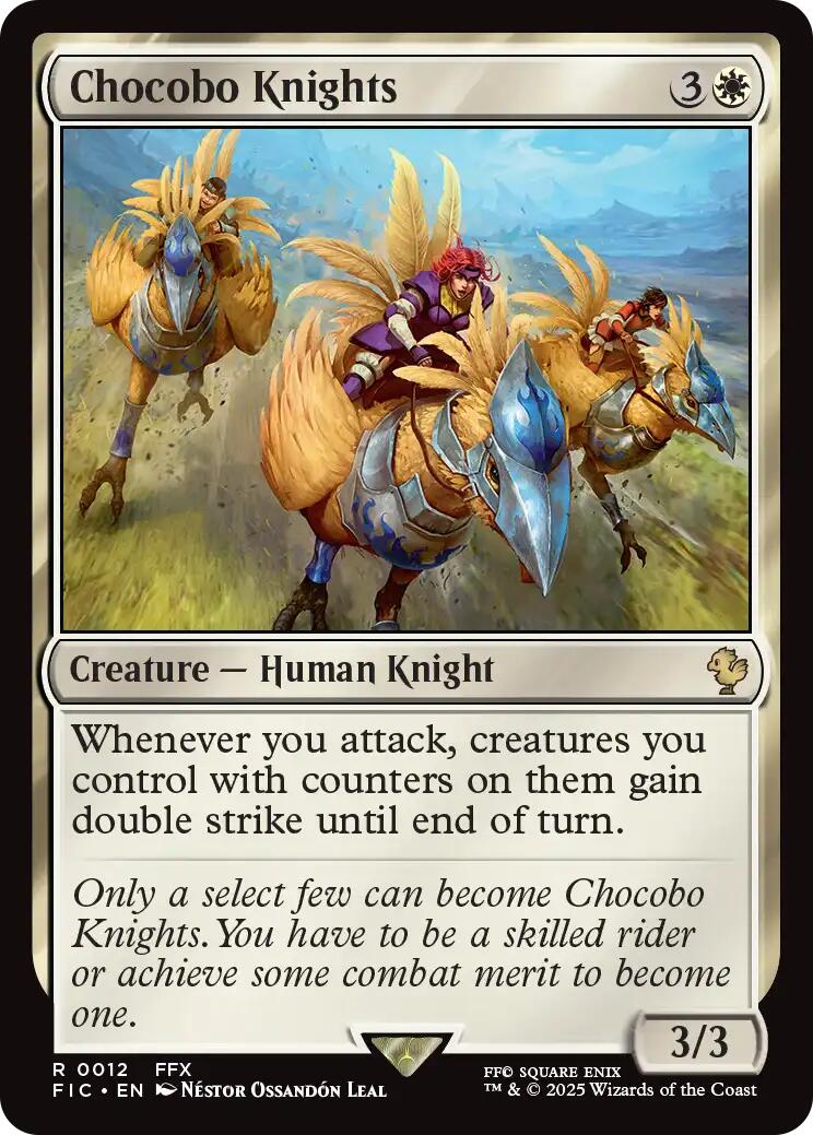 Chocobo Knights (Surge Foil) [FINAL FANTASY Commander] - Magic: The Gathering - Card Brawlers | Quebec | Canada |
