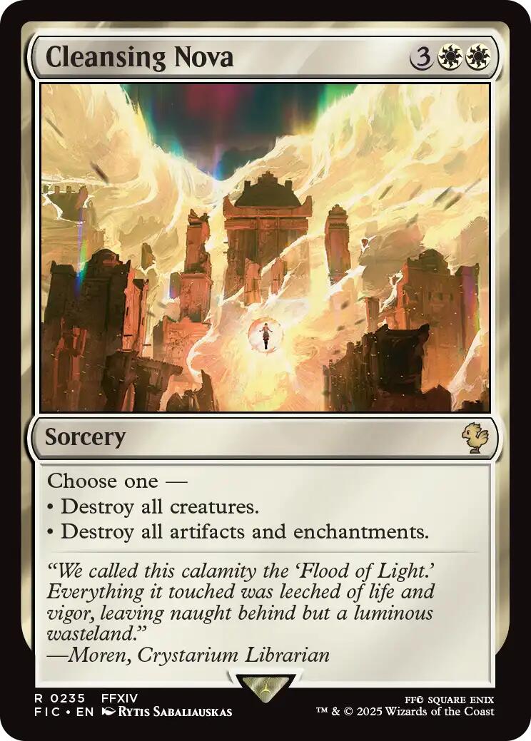 Cleansing Nova (Surge Foil) [FINAL FANTASY Commander] - Magic: The Gathering - Card Brawlers | Quebec | Canada |