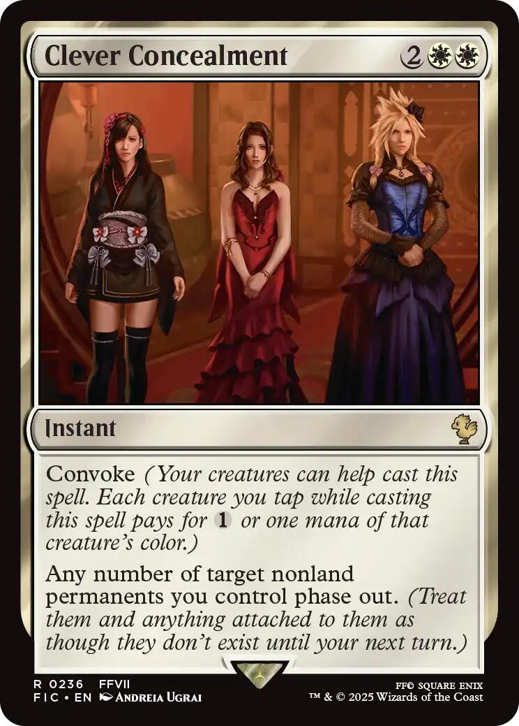 Clever Concealment (Surge Foil) [FINAL FANTASY Commander] - Magic: The Gathering - Card Brawlers | Quebec | Canada |