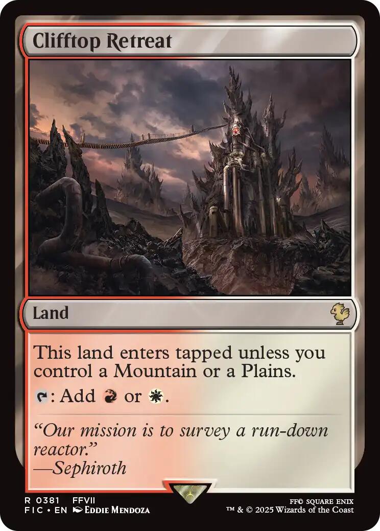 Clifftop Retreat (Surge Foil) [FINAL FANTASY Commander] - Magic: The Gathering - Card Brawlers | Quebec | Canada |