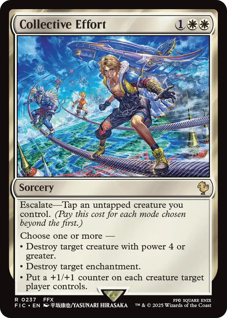 Collective Effort (Surge Foil) [FINAL FANTASY Commander] - Magic: The Gathering - Card Brawlers | Quebec | Canada |