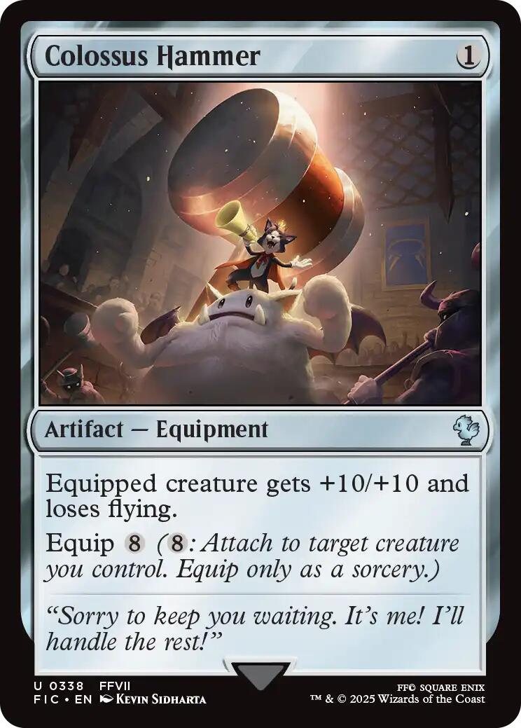 Colossus Hammer (Surge Foil) [FINAL FANTASY Commander] - Magic: The Gathering - Card Brawlers | Quebec | Canada |