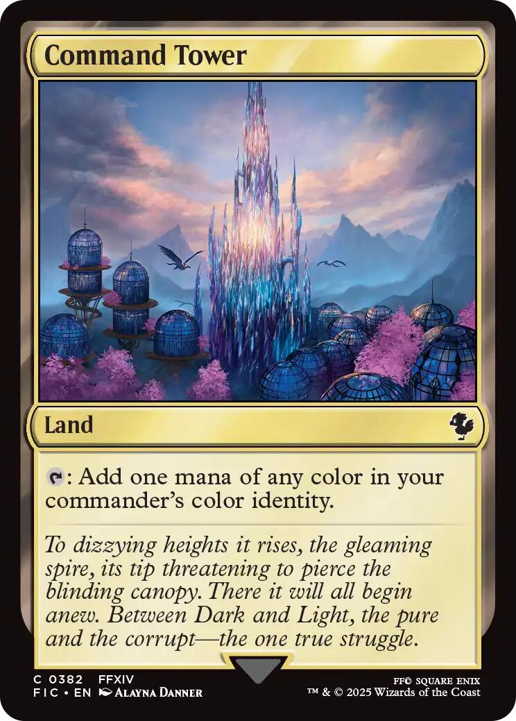 Command Tower (0382) (Surge Foil) [FINAL FANTASY Commander] - Magic: The Gathering - Card Brawlers | Quebec | Canada |