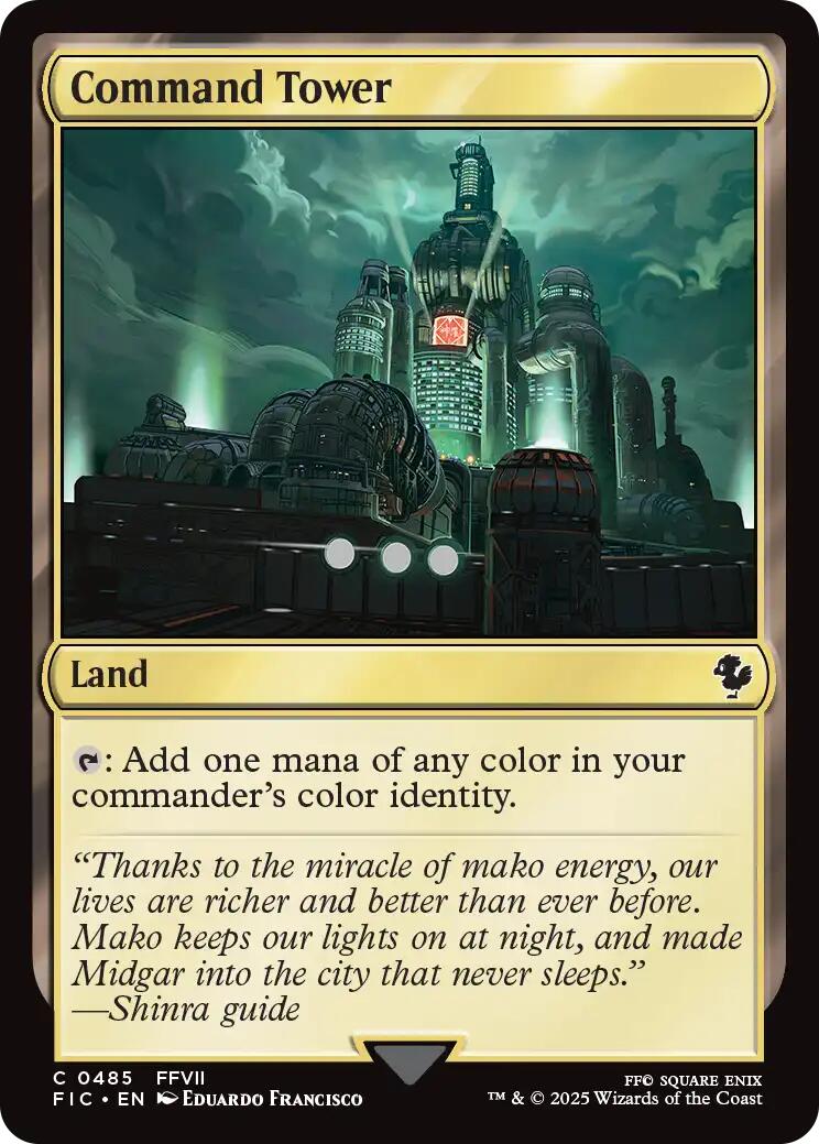 Command Tower (0485) (Surge Foil) [FINAL FANTASY Commander] - Magic: The Gathering - Card Brawlers | Quebec | Canada |