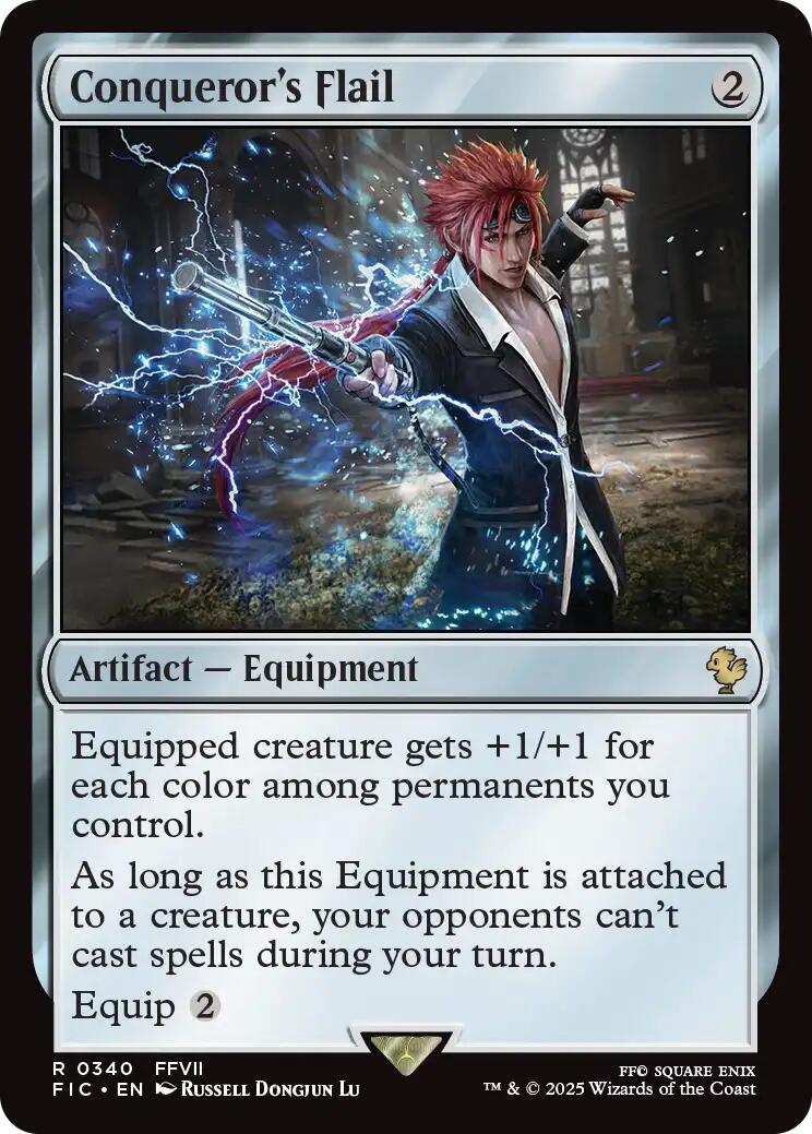 Conqueror's Flail (Surge Foil) [FINAL FANTASY Commander] - Magic: The Gathering - Card Brawlers | Quebec | Canada |