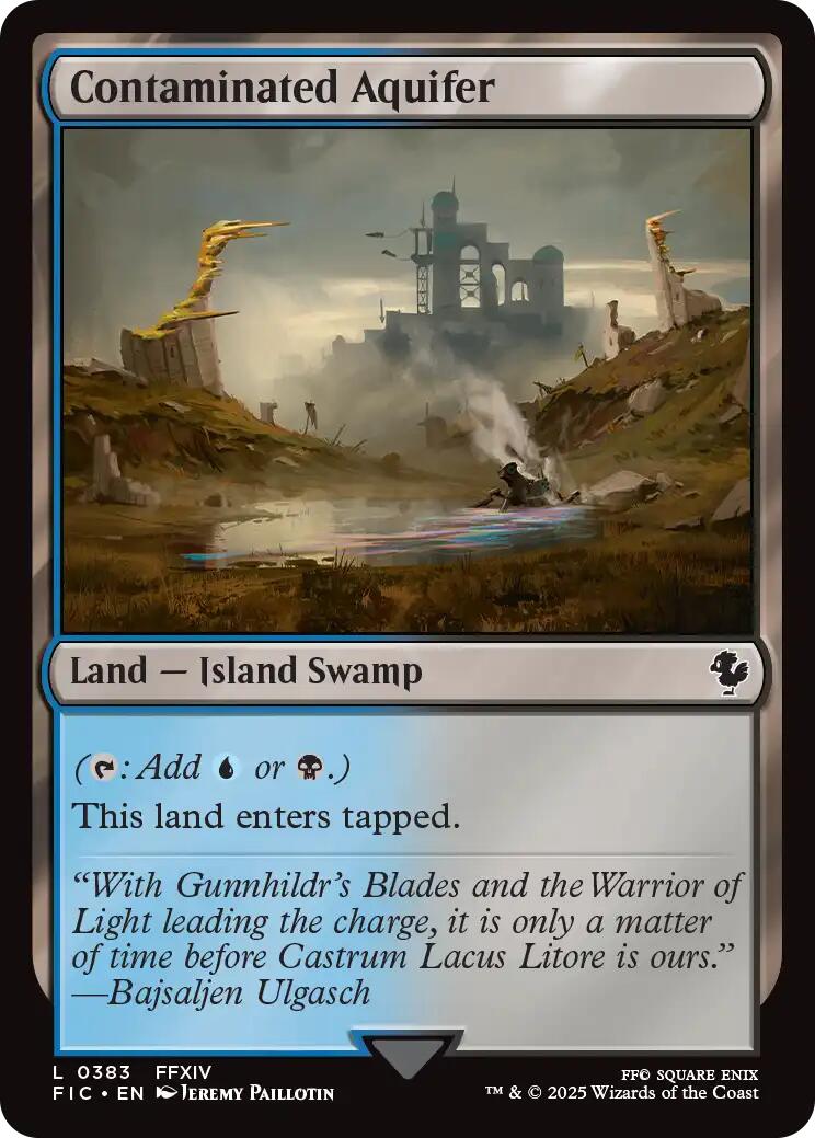Contaminated Aquifer (Surge Foil) [FINAL FANTASY Commander] - Magic: The Gathering - Card Brawlers | Quebec | Canada |
