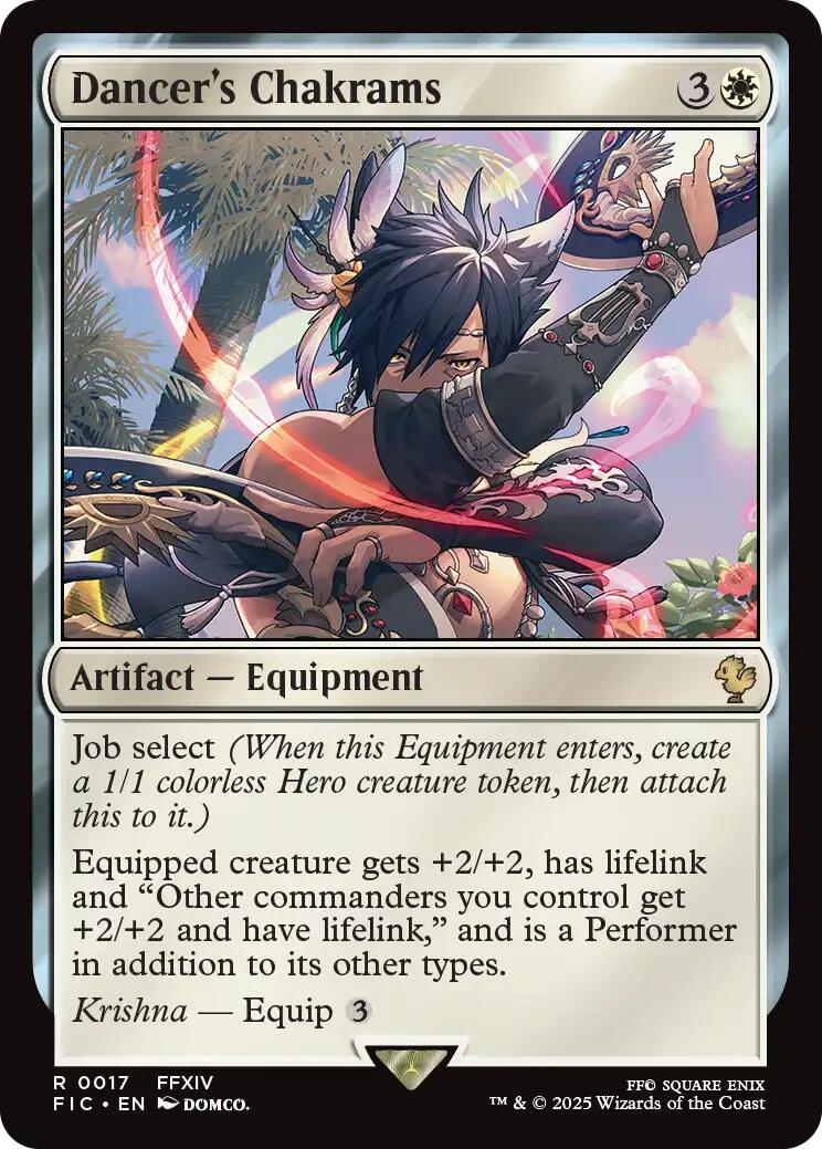 Dancer's Chakrams (Surge Foil) [FINAL FANTASY Commander] - Magic: The Gathering - Card Brawlers | Quebec | Canada |