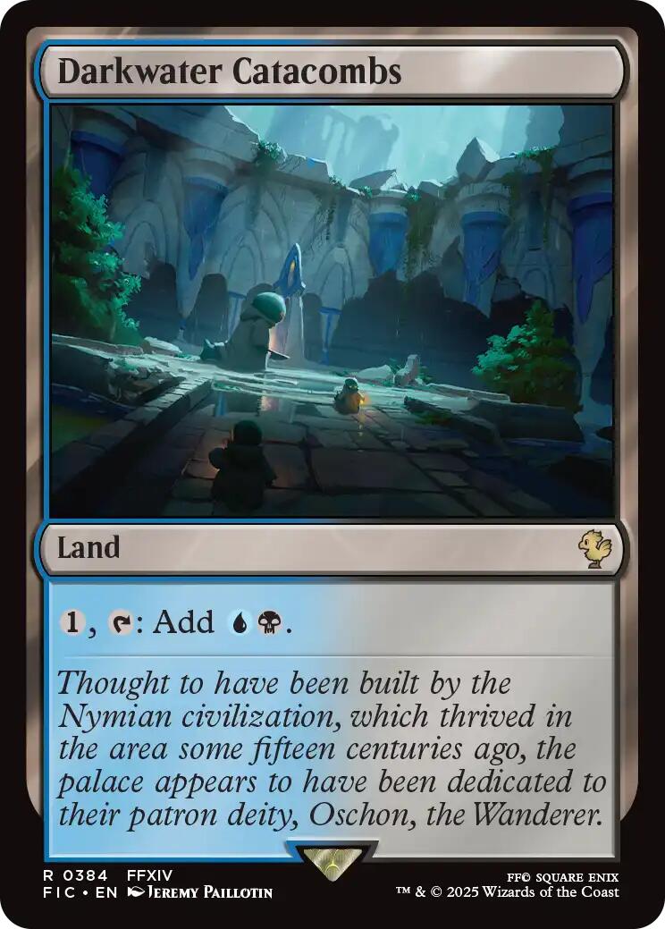 Darkwater Catacombs (Surge Foil) [FINAL FANTASY Commander] - Magic: The Gathering - Card Brawlers | Quebec | Canada |