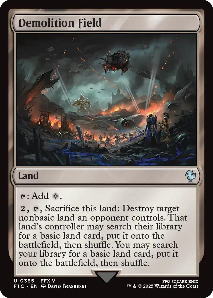Demolition Field (Surge Foil) [FINAL FANTASY Commander] - Magic: The Gathering - Card Brawlers | Quebec | Canada |
