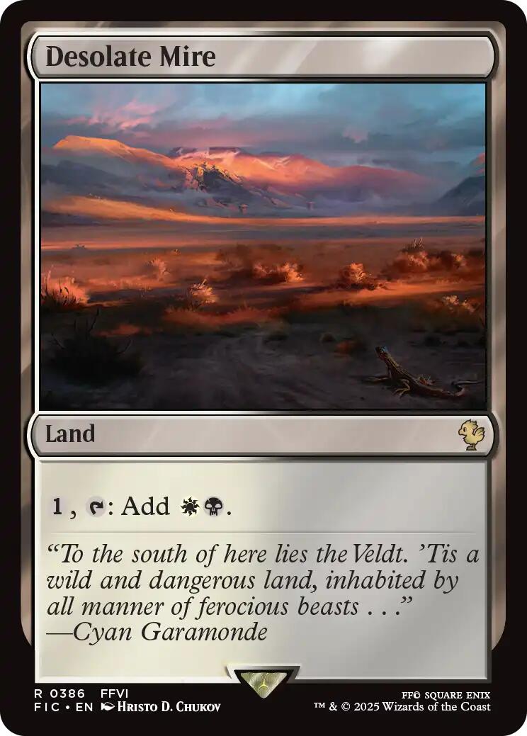 Desolate Mire (Surge Foil) [FINAL FANTASY Commander] - Magic: The Gathering - Card Brawlers | Quebec | Canada |