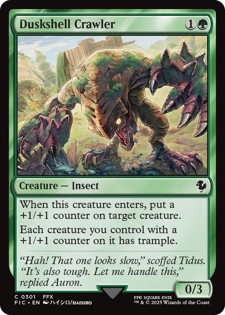 Duskshell Crawler (Surge Foil) [FINAL FANTASY Commander] - Magic: The Gathering - Card Brawlers | Quebec | Canada |