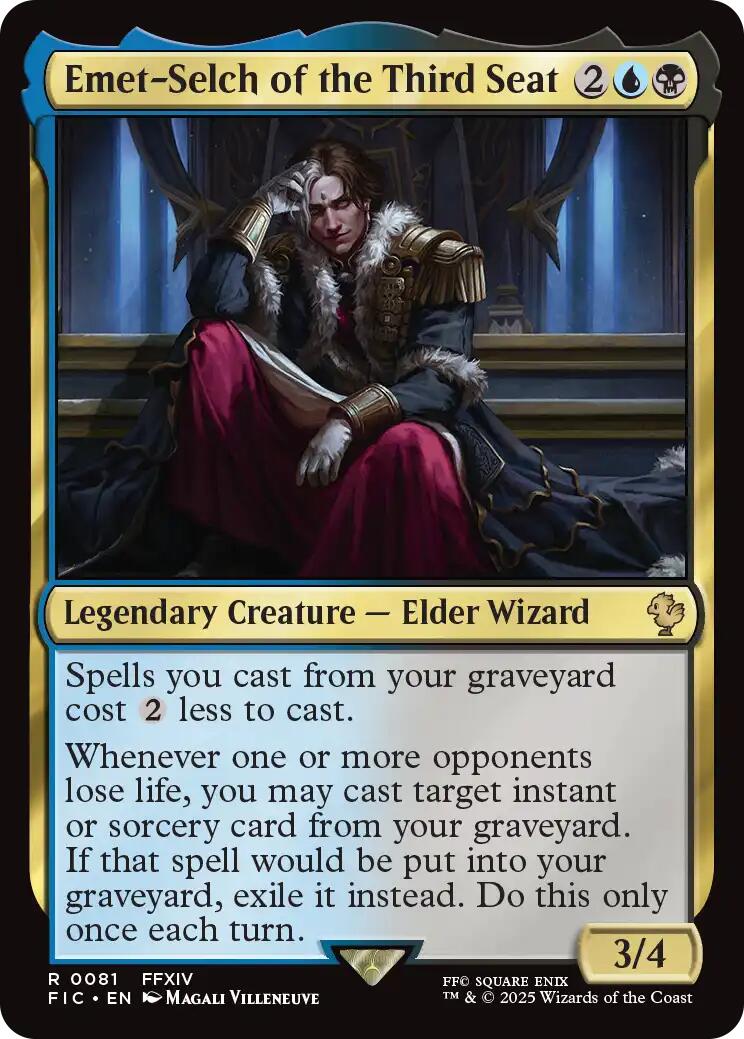 Emet-Selch of the Third Seat (Surge Foil) [FINAL FANTASY Commander] - Magic: The Gathering - Card Brawlers | Quebec | Canada |