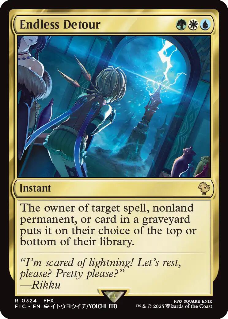 Endless Detour (Surge Foil) [FINAL FANTASY Commander] - Magic: The Gathering - Card Brawlers | Quebec | Canada |