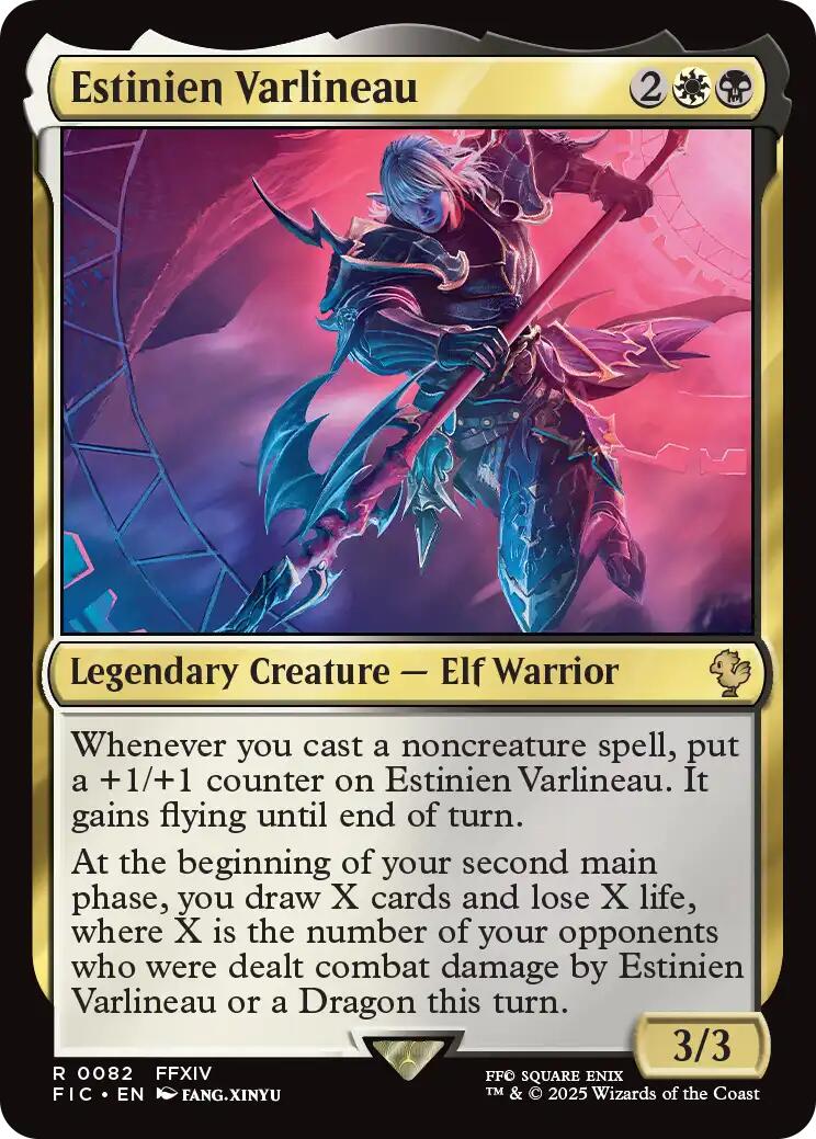 Estinien Varlineau (Surge Foil) [FINAL FANTASY Commander] - Magic: The Gathering - Card Brawlers | Quebec | Canada |