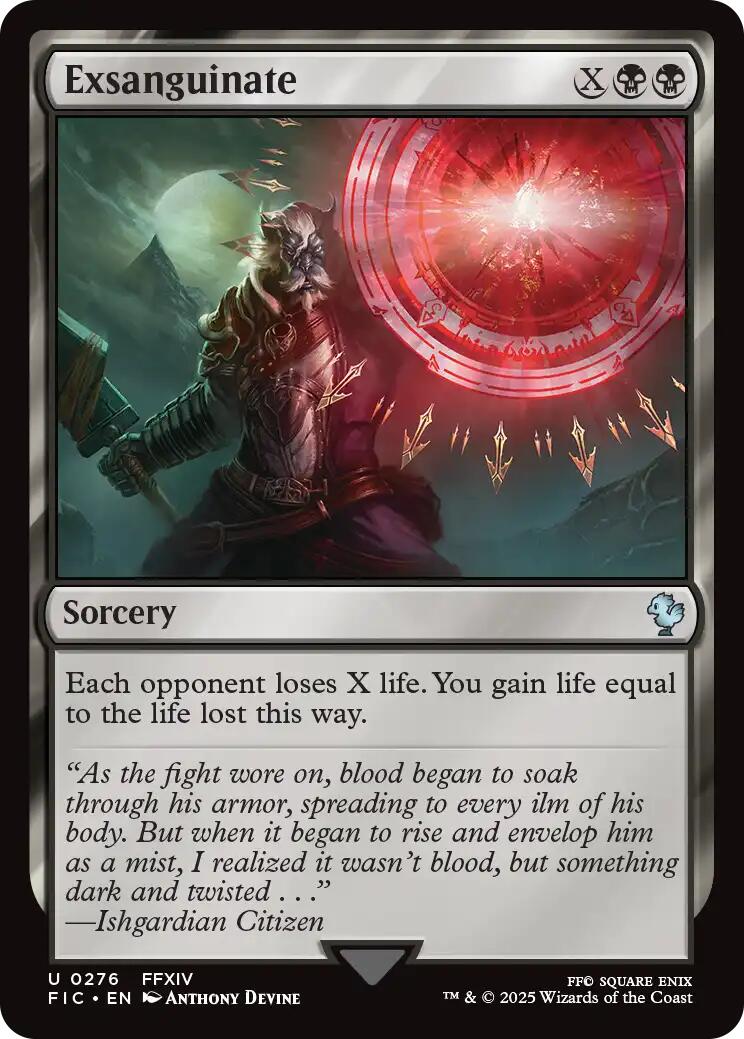 Exsanguinate (Surge Foil) [FINAL FANTASY Commander] - Magic: The Gathering - Card Brawlers | Quebec | Canada |