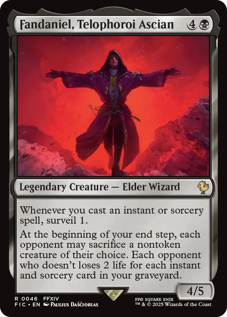 Fandaniel, Telophoroi Ascian (Surge Foil) [FINAL FANTASY Commander] - Magic: The Gathering - Card Brawlers | Quebec | Canada |