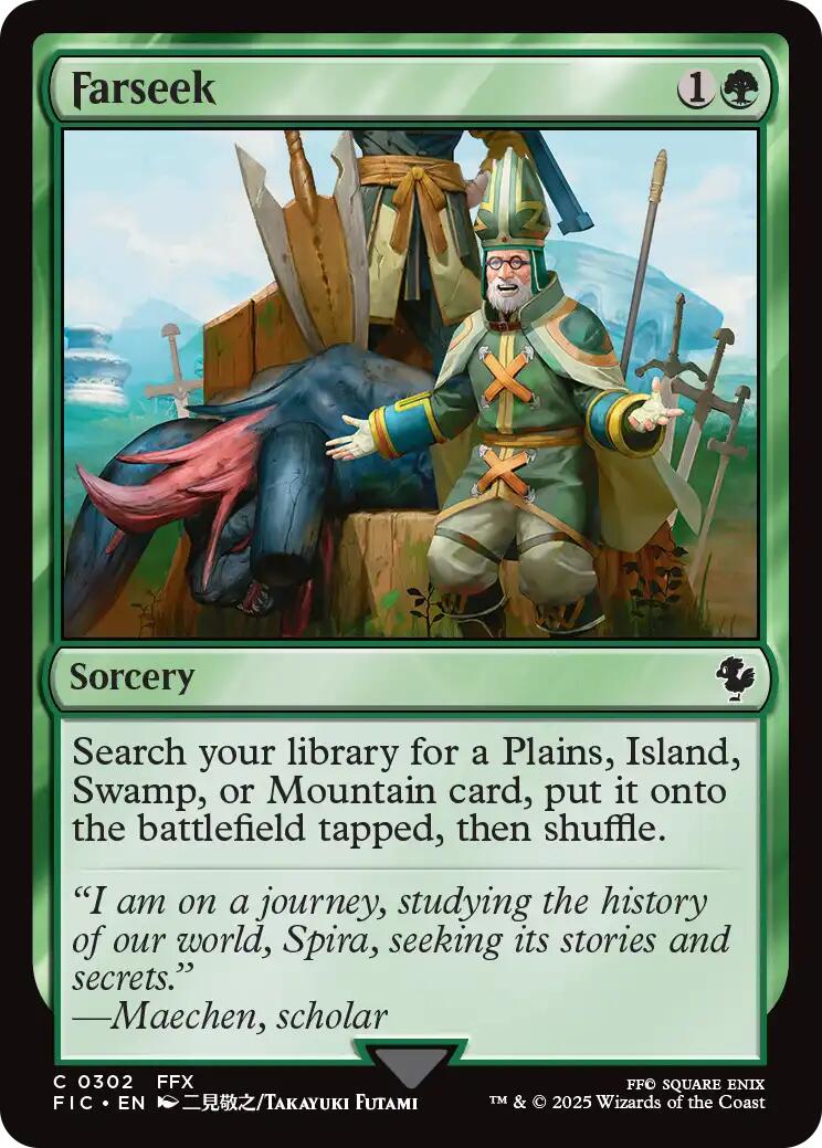 Farseek (Surge Foil) [FINAL FANTASY Commander] - Magic: The Gathering - Card Brawlers | Quebec | Canada |