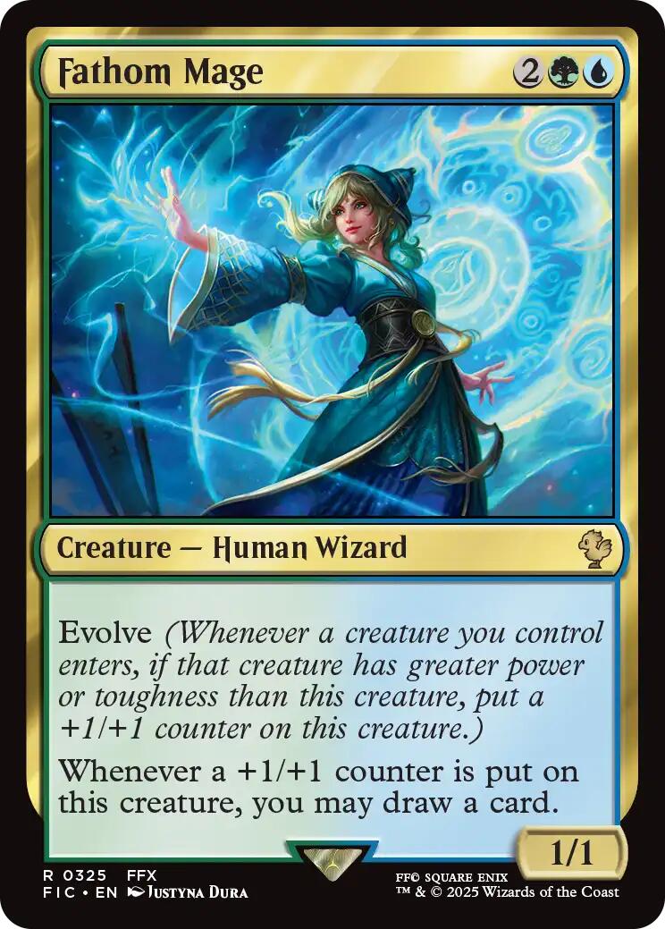 Fathom Mage (Surge Foil) [FINAL FANTASY Commander] - Magic: The Gathering - Card Brawlers | Quebec | Canada |