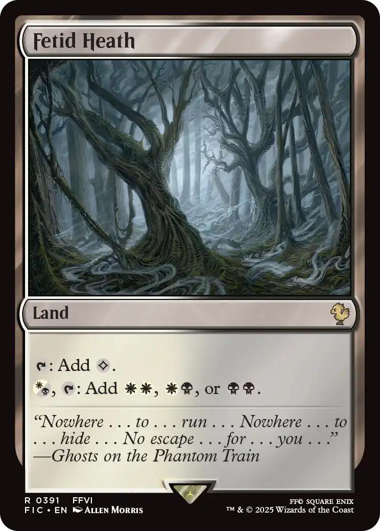 Fetid Heath (Surge Foil) [FINAL FANTASY Commander] - Magic: The Gathering - Card Brawlers | Quebec | Canada |