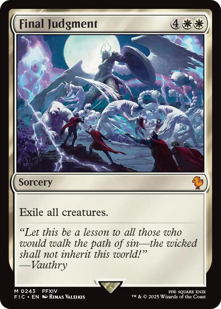 Final Judgment (Surge Foil) [FINAL FANTASY Commander] - Magic: The Gathering - Card Brawlers | Quebec | Canada |