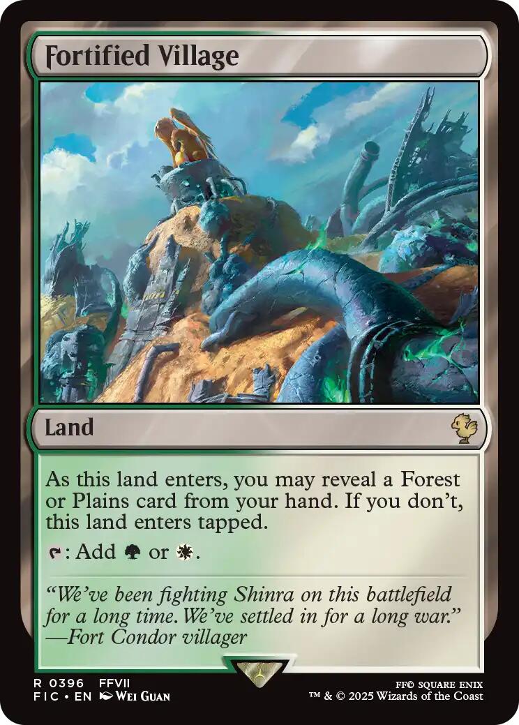 Fortified Village (Surge Foil) [FINAL FANTASY Commander] - Magic: The Gathering - Card Brawlers | Quebec | Canada |