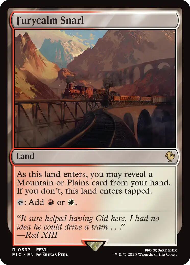 Furycalm Snarl (Surge Foil) [FINAL FANTASY Commander] - Magic: The Gathering - Card Brawlers | Quebec | Canada |