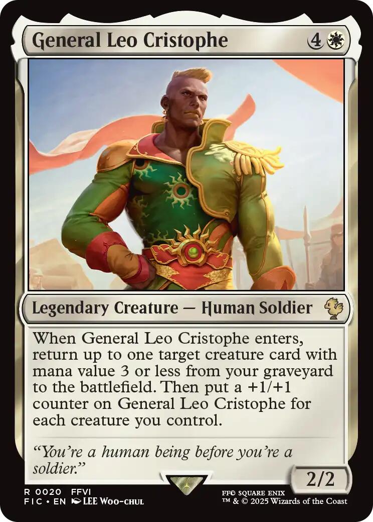 General Leo Cristophe (Surge Foil) [FINAL FANTASY Commander] - Magic: The Gathering - Card Brawlers | Quebec | Canada |
