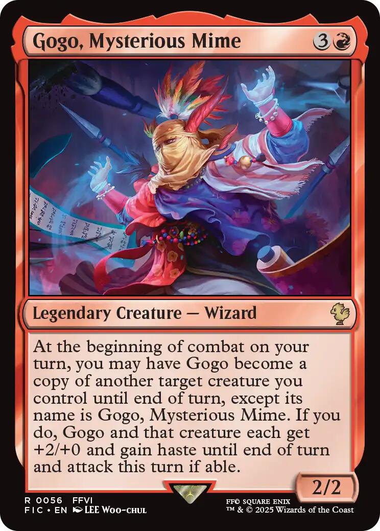 Gogo, Mysterious Mime (Surge Foil) [FINAL FANTASY Commander] - Magic: The Gathering - Card Brawlers | Quebec | Canada |