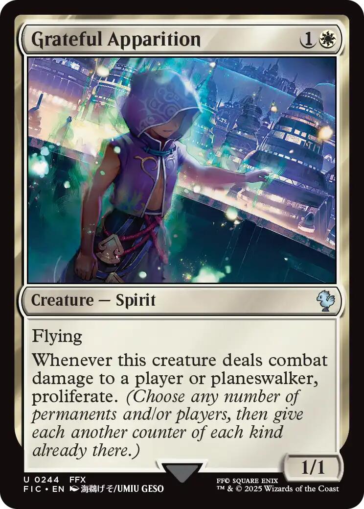 Grateful Apparition (Surge Foil) [FINAL FANTASY Commander] - Magic: The Gathering - Card Brawlers | Quebec | Canada |