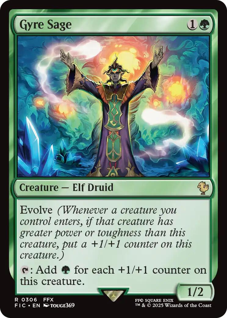 Gyre Sage (Surge Foil) [FINAL FANTASY Commander] - Magic: The Gathering - Card Brawlers | Quebec | Canada |