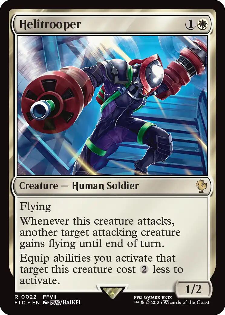 Helitrooper (Surge Foil) [FINAL FANTASY Commander] - Magic: The Gathering - Card Brawlers | Quebec | Canada |