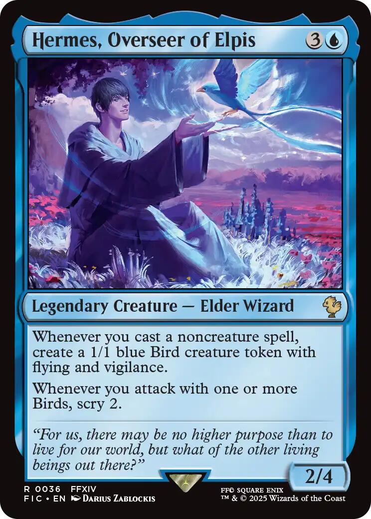 Hermes, Overseer of Elpis (Surge Foil) [FINAL FANTASY Commander] - Magic: The Gathering - Card Brawlers | Quebec | Canada |